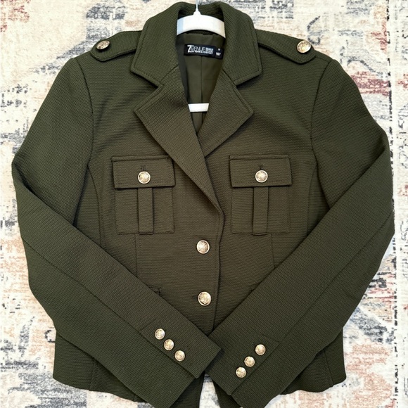 New York & Company Jackets & Blazers - New York & Co. Green Military Blazer